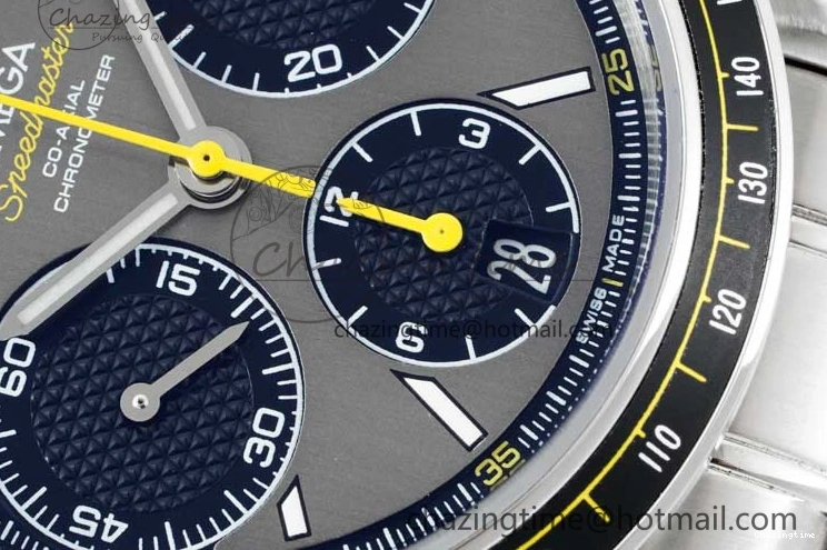 0215 Speedmaster Racing Master SS HKF Best Edition Gray Black Dial on SS Bracelet A Sustainable 7805